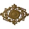 Ekena Millwork Katheryn Ceiling Medallion, Hand-Painted Gold, 22 1/2"W x 30 3/8"H x 1 1/2"P CM30KTGLS - alternate 1